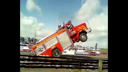 Wheely fire truck!
