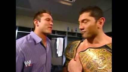 Wwe 2005.12.16 Rey Mysterio, Batista, Randy Orton Backstage