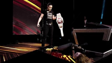 Raw Women's Champion Becky Lynch takes on Shayna Baszler at WrestleMania