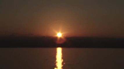 Sunrise at sea