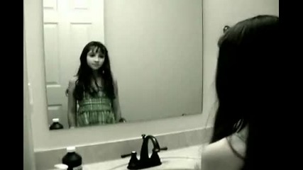 Creepy Grudge Ghost Girl in the Mirror_