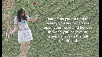 Demi Lovato - Gift Of a Friend Lyrics