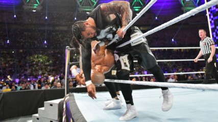 The Usos send The Revival flying from the ring: WWE Super ShowDown 2019 Kickoff