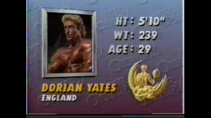 Bodybuilding -Dorian Yates Mr Olympia 1992
