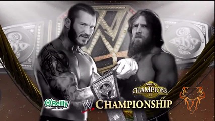Wwe Night Of Champions 2013 Match Card Randy Orton vs Daniel Bryan