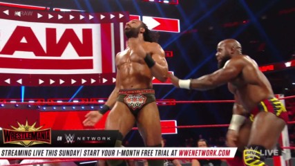Apollo Crews vs. Jinder Mahal: Raw, April 1, 2019
