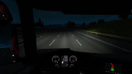 Euro truck simulator 2 Multiplayer #8 Малко нощно каране