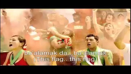 Nancy Ajram Ft. Knaan - Waving Flag (english lyrics) 