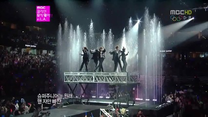 Super Junior - Super Man - Sm Town In L.a. 2012