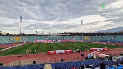 ЦСКА и Арда загряват на Националния стадион преди 1/4 финала в Sesame Купа на България