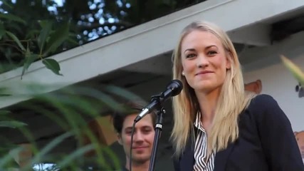 Chuck, Yvonne Strahovski official speech Ken - Mar Rescue Event - 
