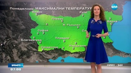 Прогноза за времето (26.12.2016 - сутрешна)