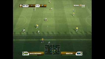 Pes 2010 Brazil 3 - 2 Argentina on Top Player 2nd half