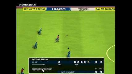 Прекрасна атака и следователно гол на Fifa 10 