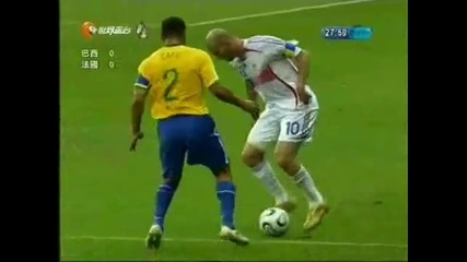 Лебедовата песен на Зинедин Зидан:франция -бразилия Сп 2006