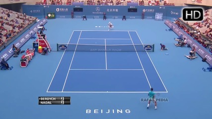 Nadal vs Berdych - Beijing 2013 - Hot Shot From Nadal!