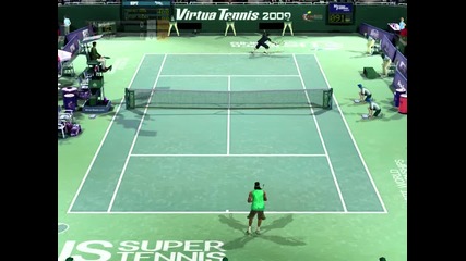 Virtua Tennis 2009 Nadal vs Federer
