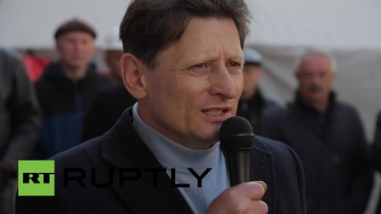 Ukraine: Miners threaten to 'use their fists' if govt keeps rejecting their demands