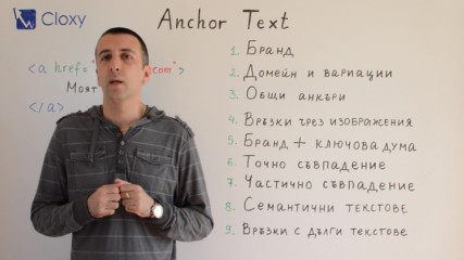 Славчо Панов от Websitedesign говори за типовете анкър текстове на линковете