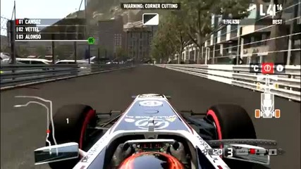 F1 2011 Monaco Expert Career Race