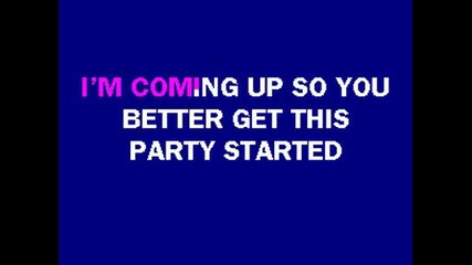 Pink - Get The Party Started Karaoke
