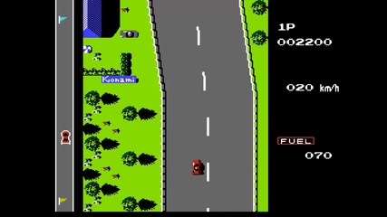 Road Fighter lvl 1 Gameplay
