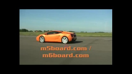 M6board com presents Bmw M6 vs Lamborghini Gallardo 