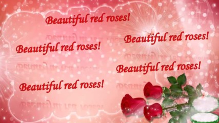 ... Красиви червени рози ...