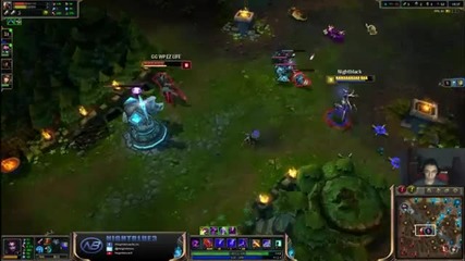 Nightblue - Elise vs Jarvan - jungle «beast» (main Challenger)
