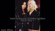 Christina Aguilera and Demi Lovato - Fall In Line + Превод!