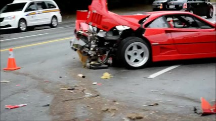 Потрошено Ferrari F40 във Ванкувър
