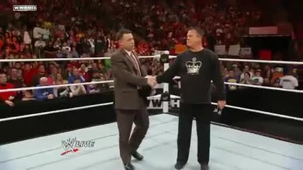 Wrestlemania 27 Jerry Lawler vs Michael Cole pt.2