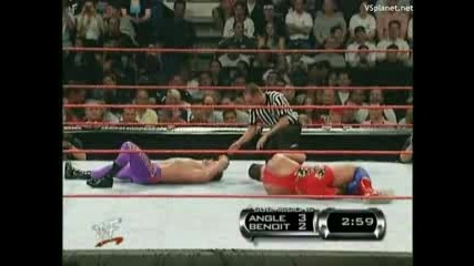 Wwf Backlash 2001 - Kurt Angle vs Chris Benoit ( 30 Minute Ultimate Submission Iron Man Match )
