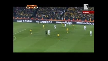 Южна Африка - Уругвай 16.06.2010 първо полувреме част 4