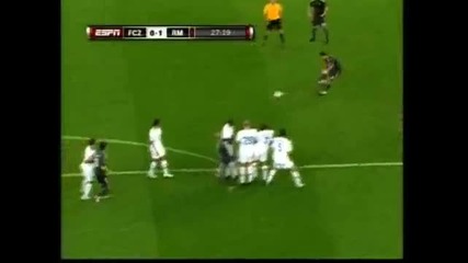 Блестящ гол на Кристиано Роналдо * Fc Zurich vs Real Madrid - 15.09.2009