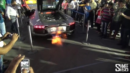 Най-добрите пламъци от Lamborghini Aventador