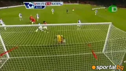 27.11.10 Манчестър Юнайтед - Блекбърн 7:0 ( Блестящ Бербатов влезе в историята: Вкара 5 на Блекбърн) 