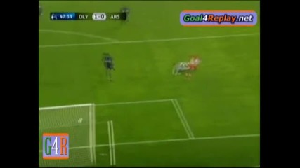 09.12.09 Олимпиакос 1:0 Арсенал Гералдо Гол 
