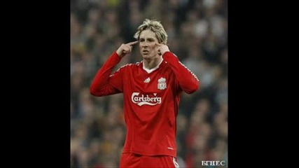 Dirk Kuyt Fernando Torres and Steven Gerrard - Liverpool Fc