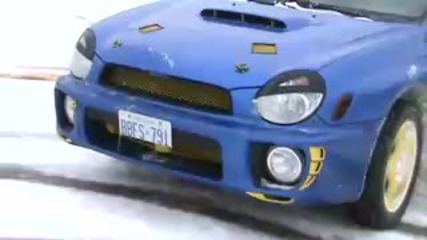 Subaru Wrx - Дрифт в снега