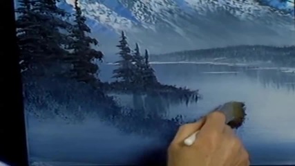 S13 Радостта на живописта с Bob Ross E02 - замръзнала самата ღобучение в рисуване, живописღ
