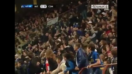 Inter 1 - 0 Cska Moscow (31.03.2010) 
