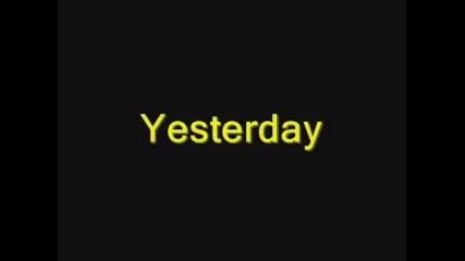 The Beatles-yesterday Lyrics