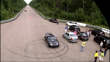 Moscow Unlim 500 Bmw M6 vs Toyota Supra