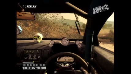 Dirt 2 replay of gameplay