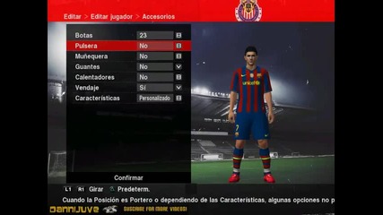 Давид Вия в Барселона - Pes 2010 