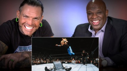 Jeff Hardy & D-Von Dudley rewatch their classic TLC Match: WWE Playback