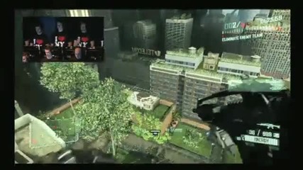 Crysis 2 - Multiplayer Reveal Gameplay - Gamescom 2010 Stream - Rooftops Team Instant Action