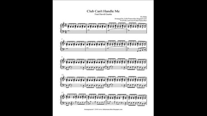 Flo Rida - Club Cant Handle Me ( Piano Sheet Music) 