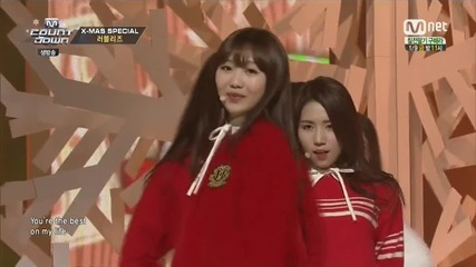 Lovelyz - Candy Jelly Love (remix) @ 141225 Mnet M! Countdown X-mas Special